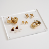 Lovely Heart & Bow Earrings