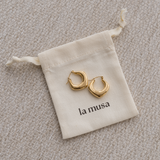 Off Duty Hoops - La Musa Jewellery