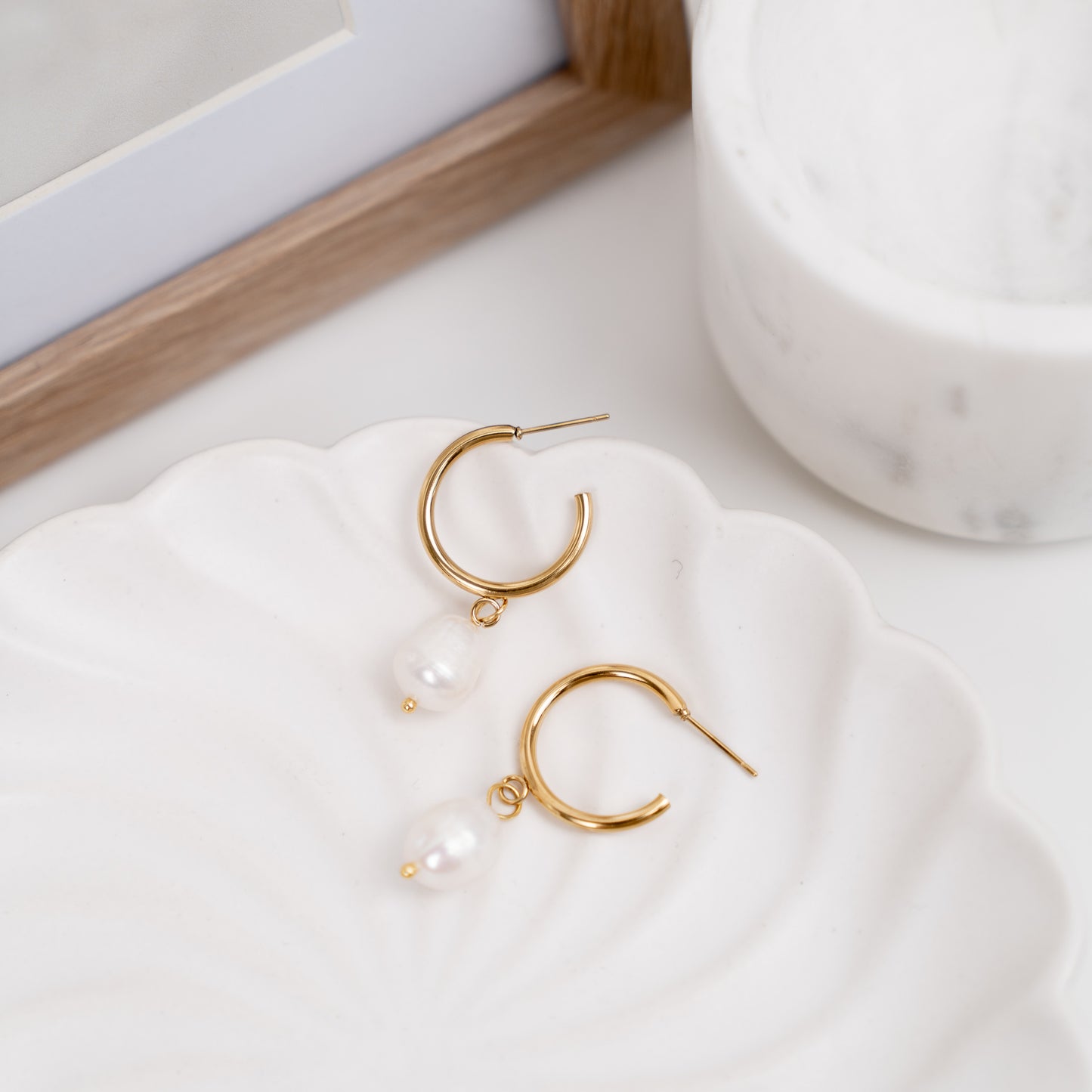 The Brighton Pearl Set - La Musa Jewellery