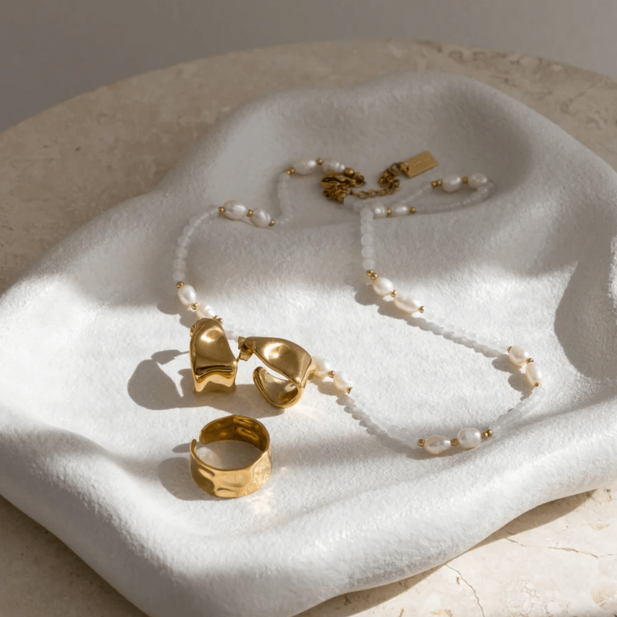 Anisa Pearl Necklace - La Musa Jewellery