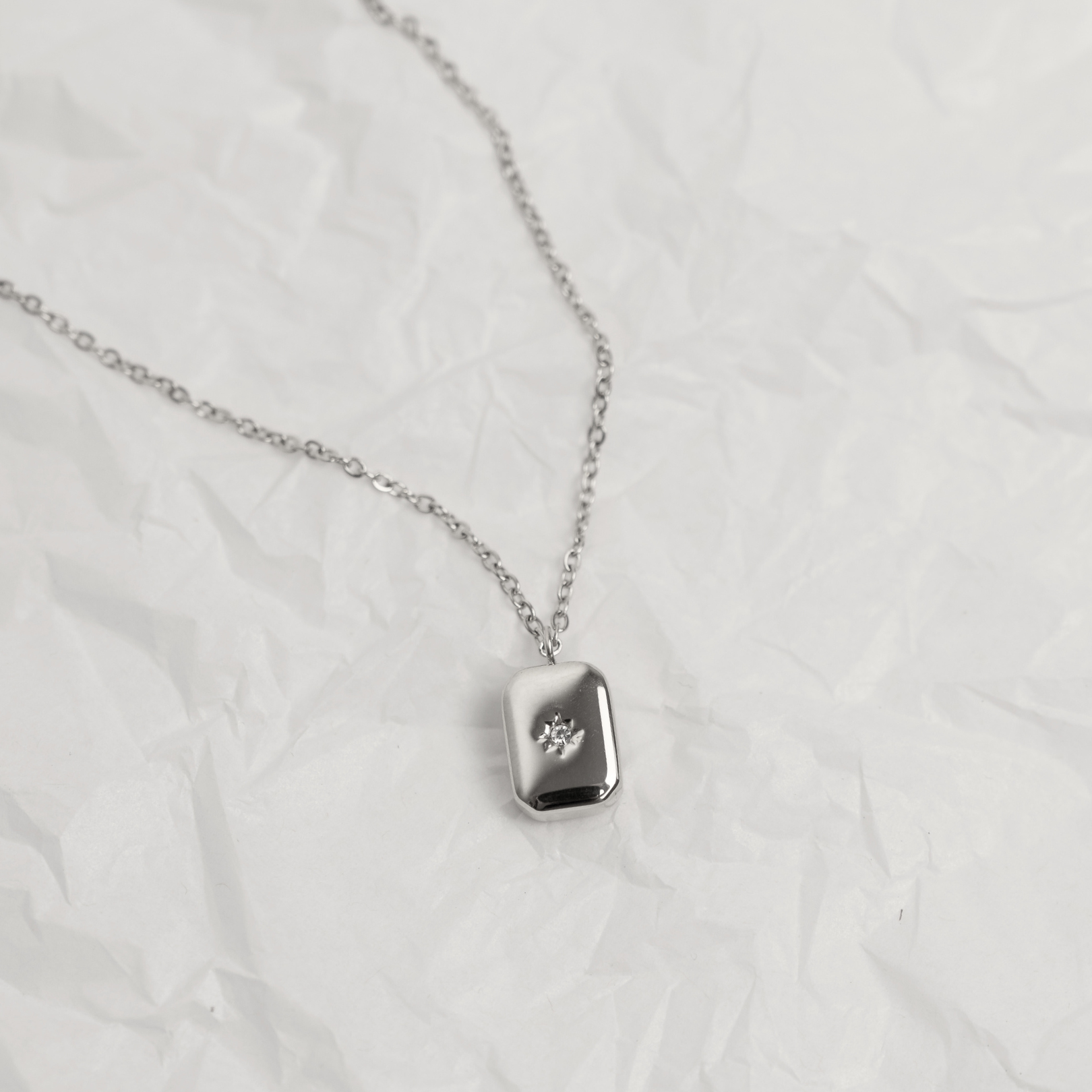 Chloe Pendant Necklace - Silver - La Musa Jewellery