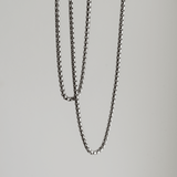Essential Chain Necklace - Silver - mens, mens necklace, Silver, stainless steel, unisex - La Musa Jewellery