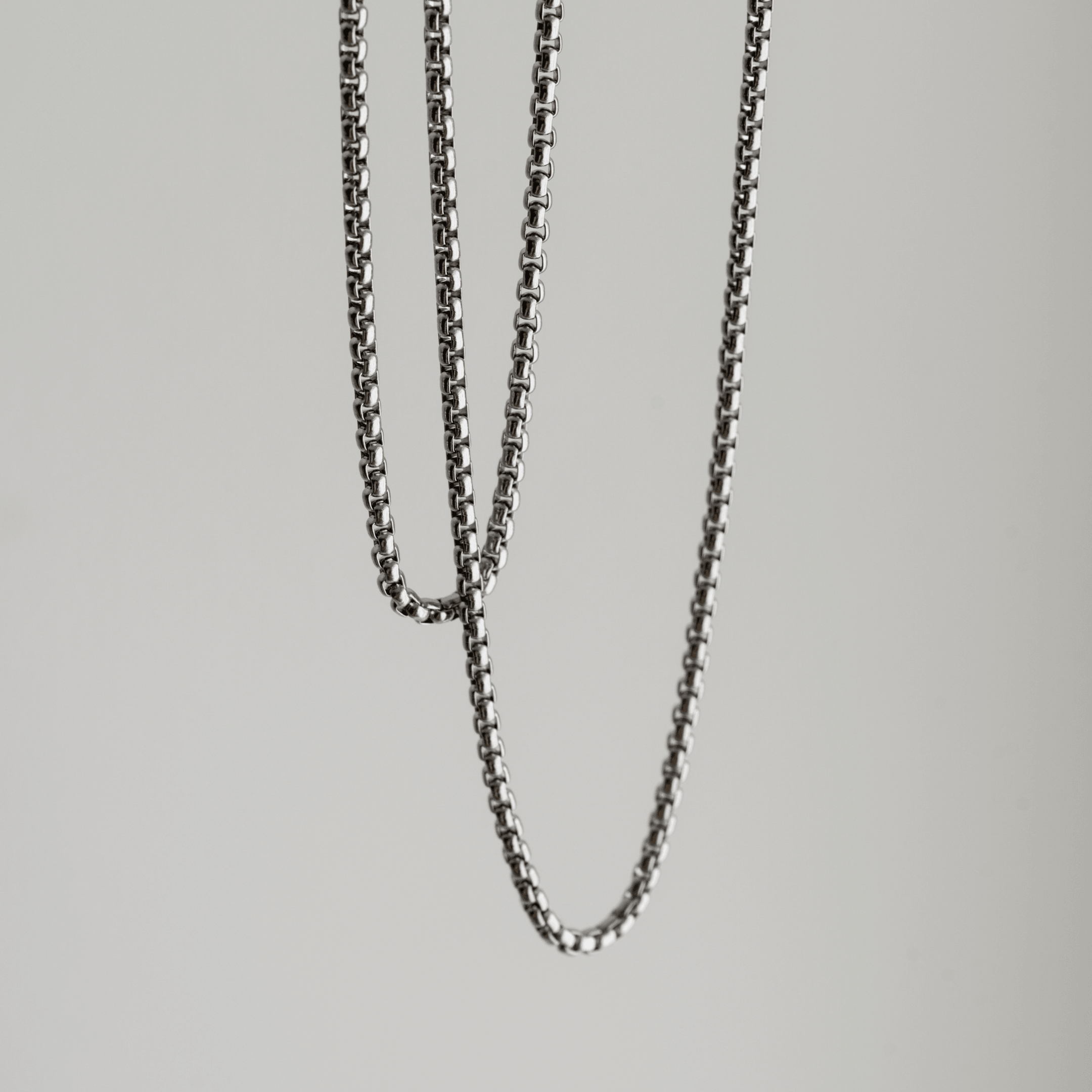Essential Chain Necklace - Silver - mens, mens necklace, Silver, stainless steel, unisex - La Musa Jewellery
