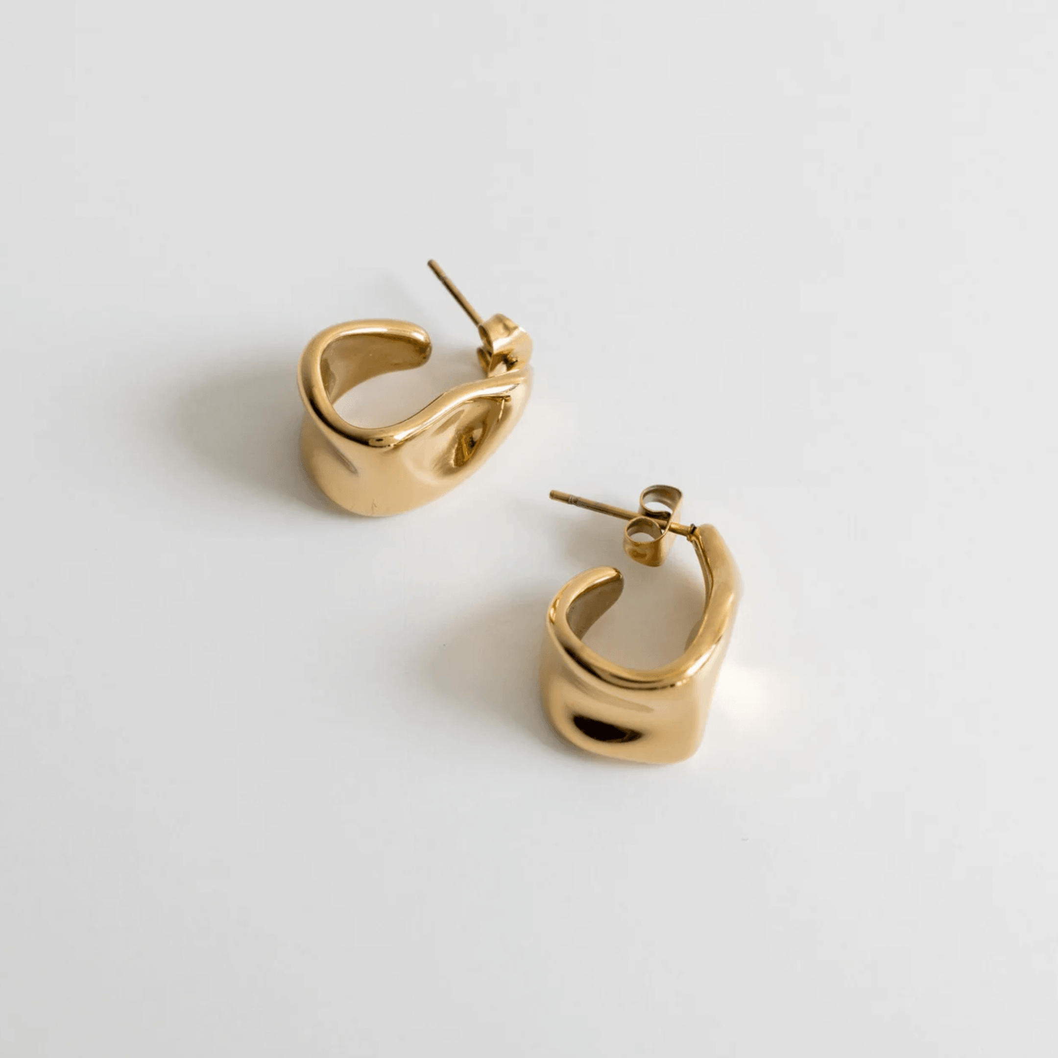 Indah Earrings - Gold - La Musa Jewellery