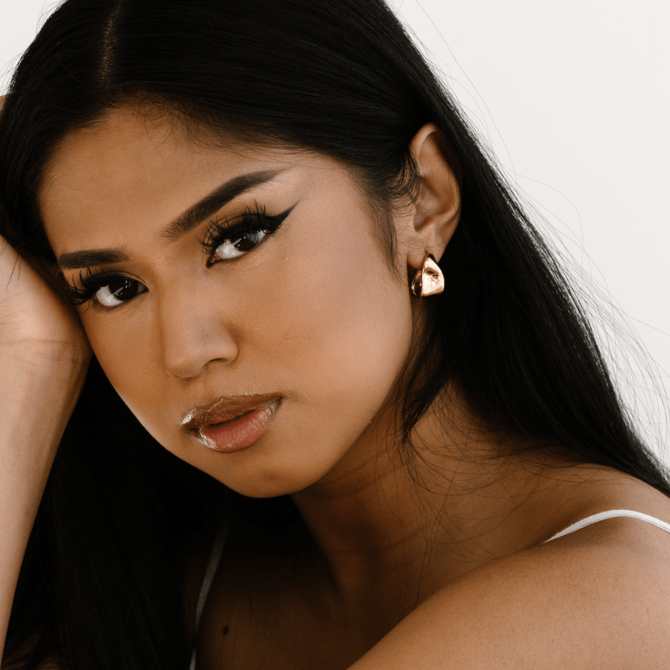 Indah Earrings - Gold - La Musa Jewellery