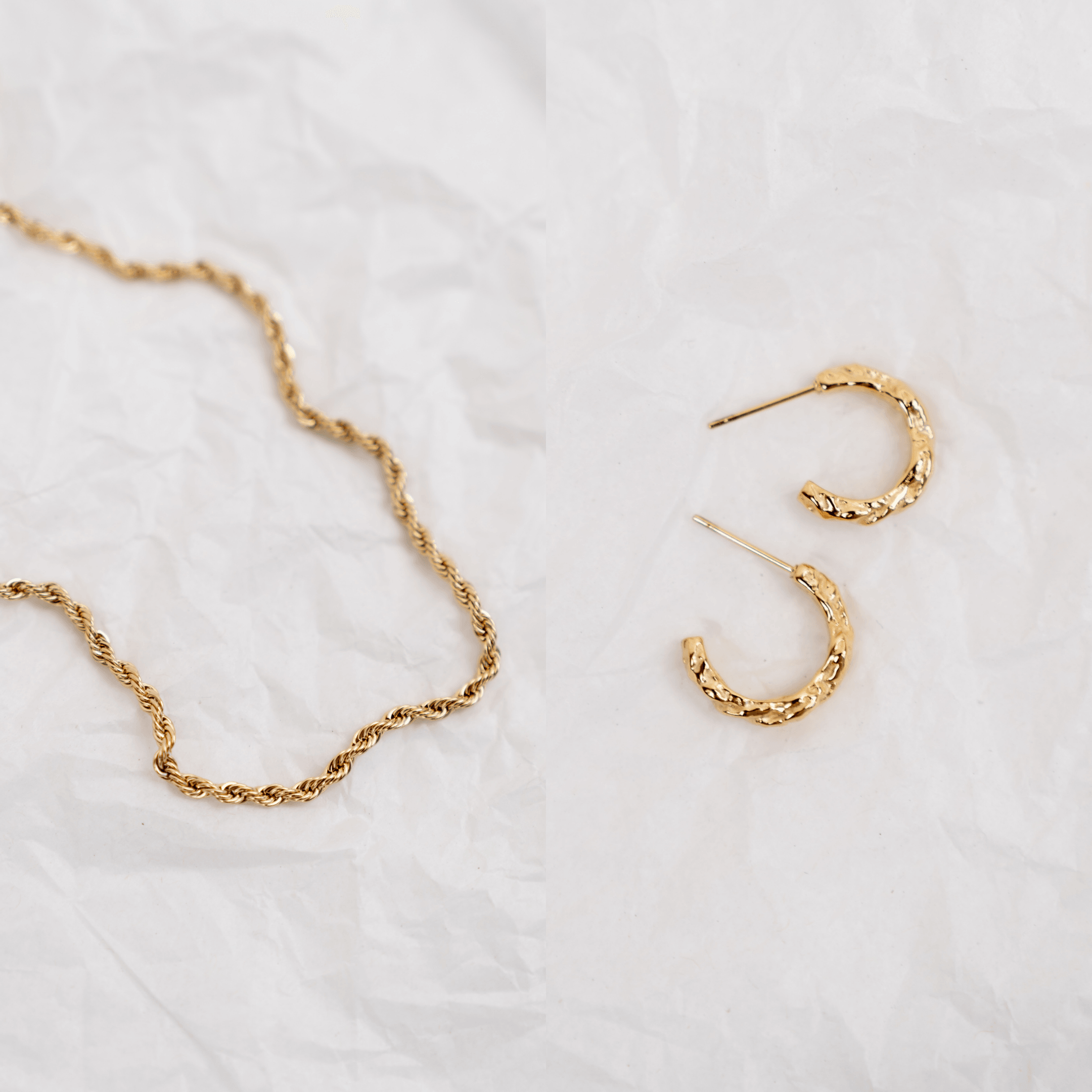 The Coral Set - Gold - La Musa Jewellery