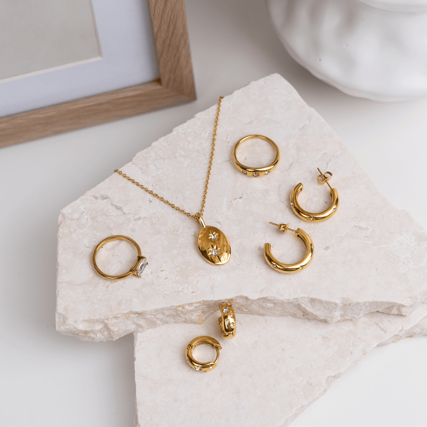 Moonlight Huggies - La Musa Jewellery