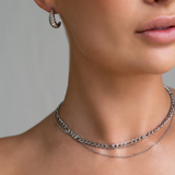 Petite Croissant Earrings - Silver - La Musa Jewellery