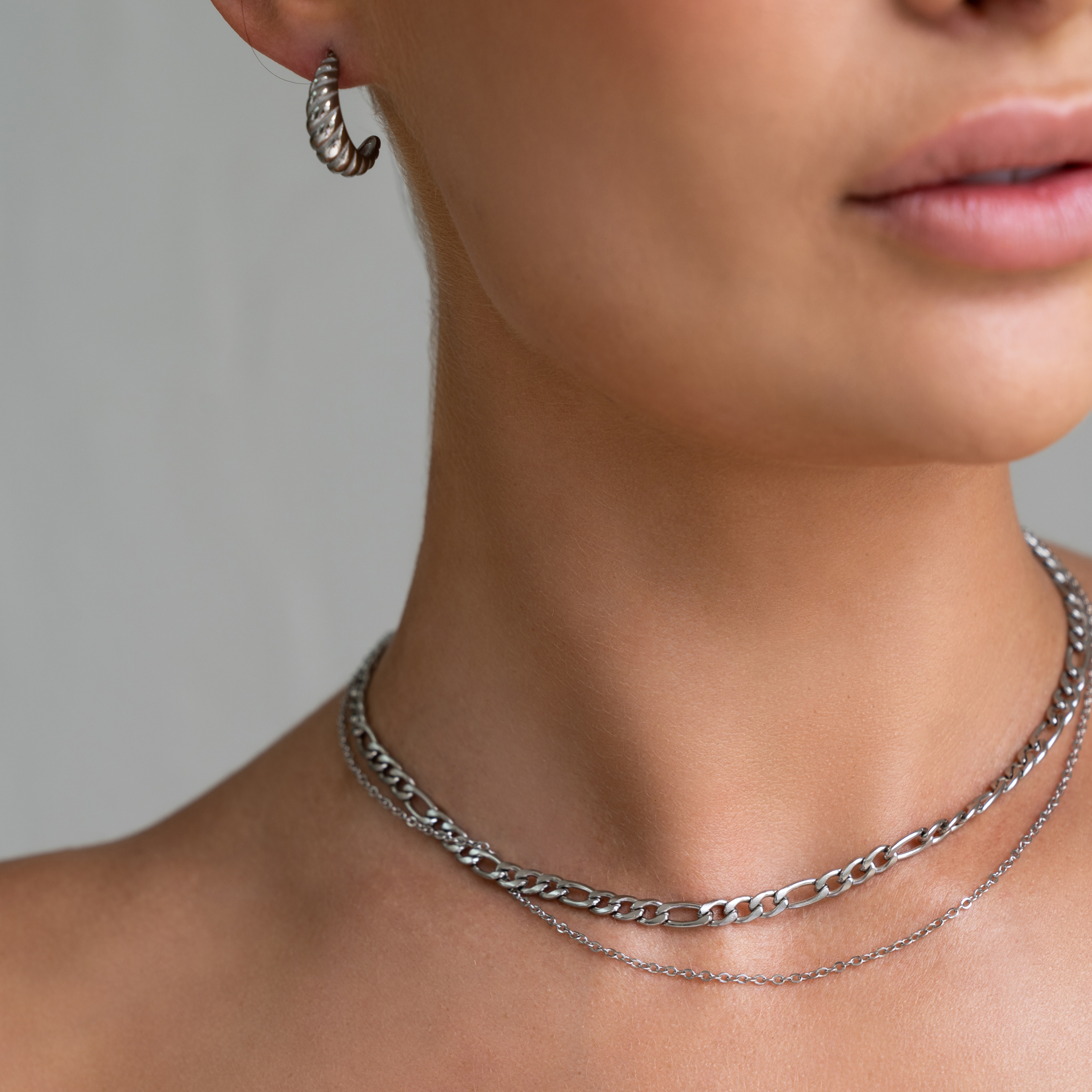 Petite Croissant Earrings - Silver - La Musa Jewellery