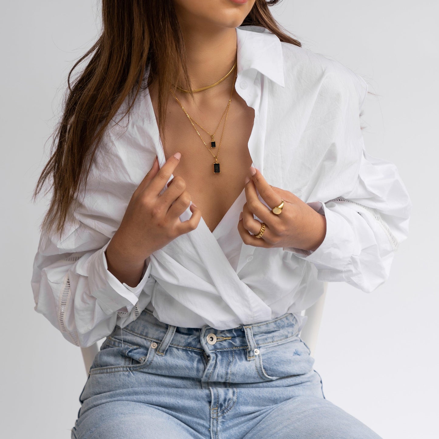 Amalfi Chain Ring | La Musa Jewellery