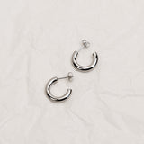 Classic Hoop Earrings - Silver - La Musa Jewellery