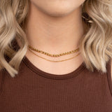 Double Chain Necklace - Gold - La Musa Jewellery