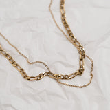Double Chain Necklace - Gold - La Musa Jewellery