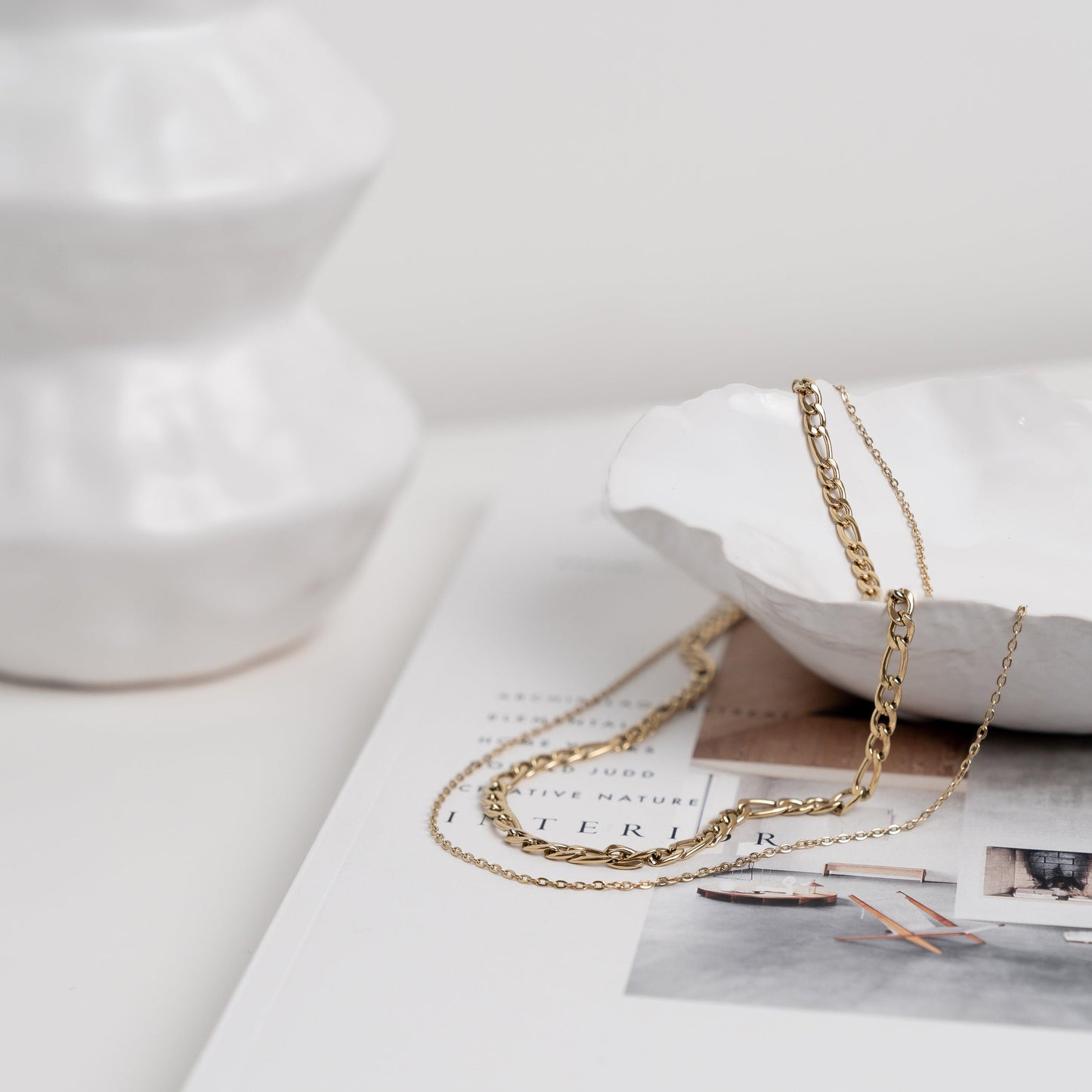 Double Chain Necklace | La Musa Jewellery