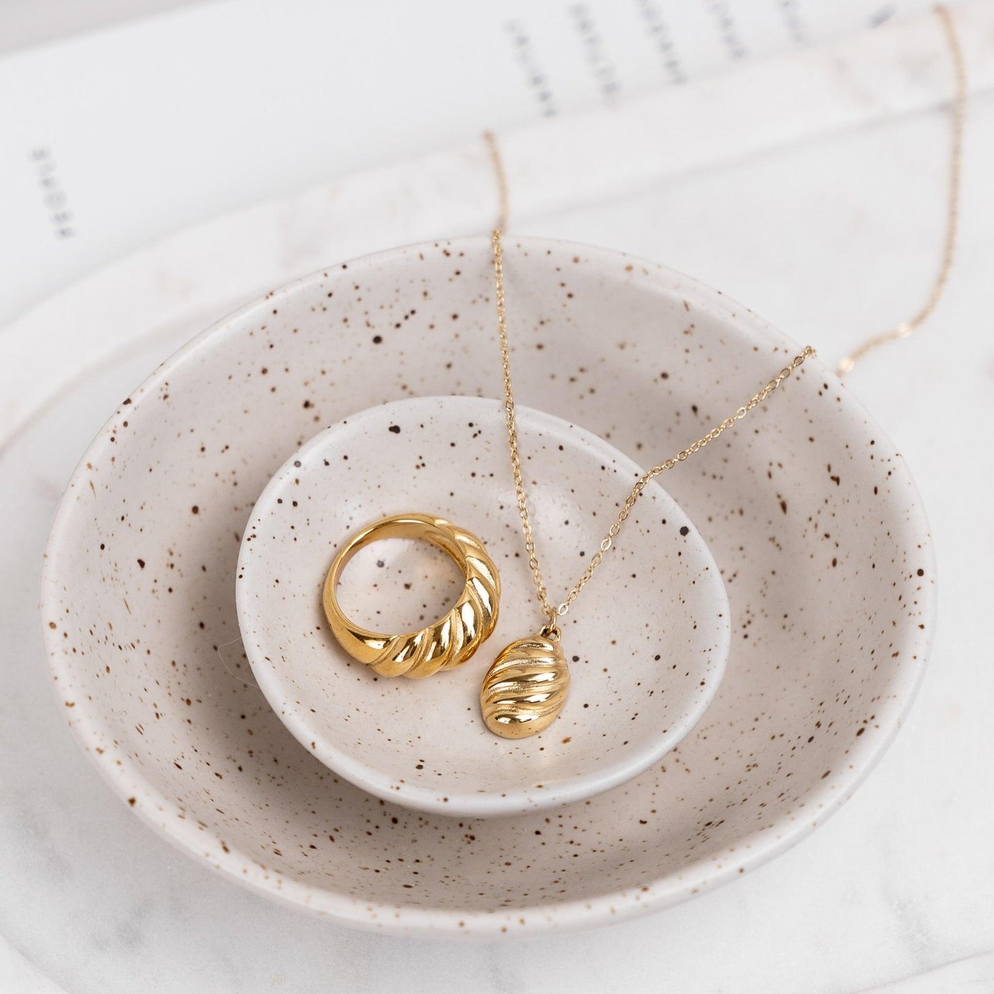 Petite Croissant Necklace | La Musa Jewellery