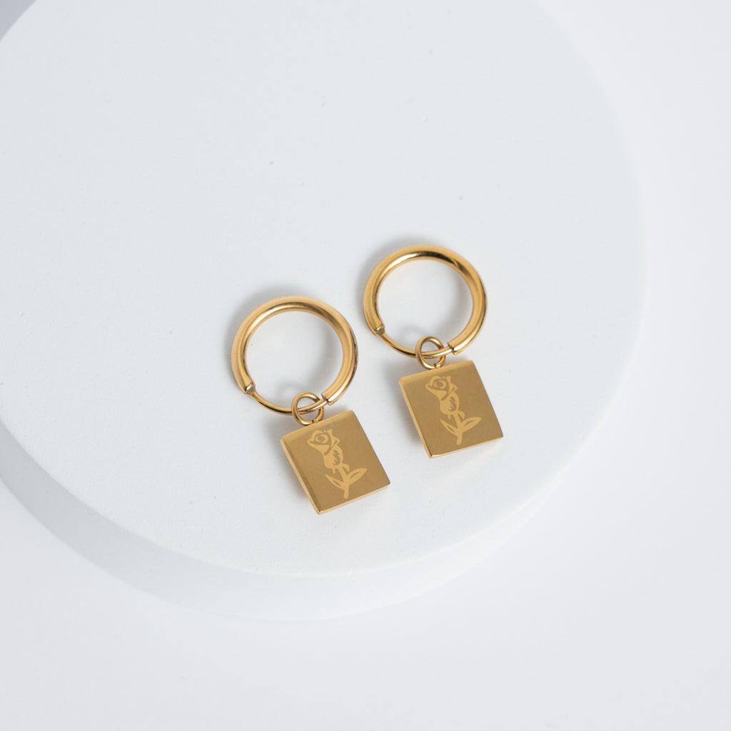 Valentine Rose Earrings | La Musa Jewellery