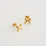 Baby Bow Studs - Gold