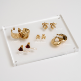 Baby Bow Studs - Gold - La Musa Jewellery