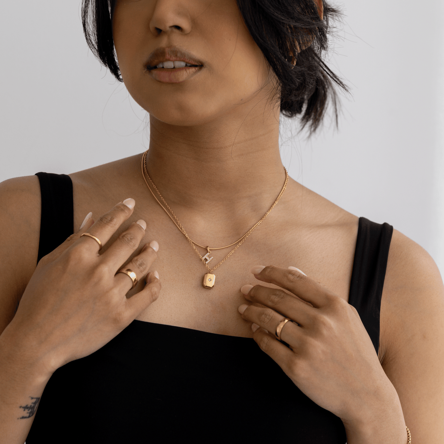 Chloe Pendant Necklace - Gold