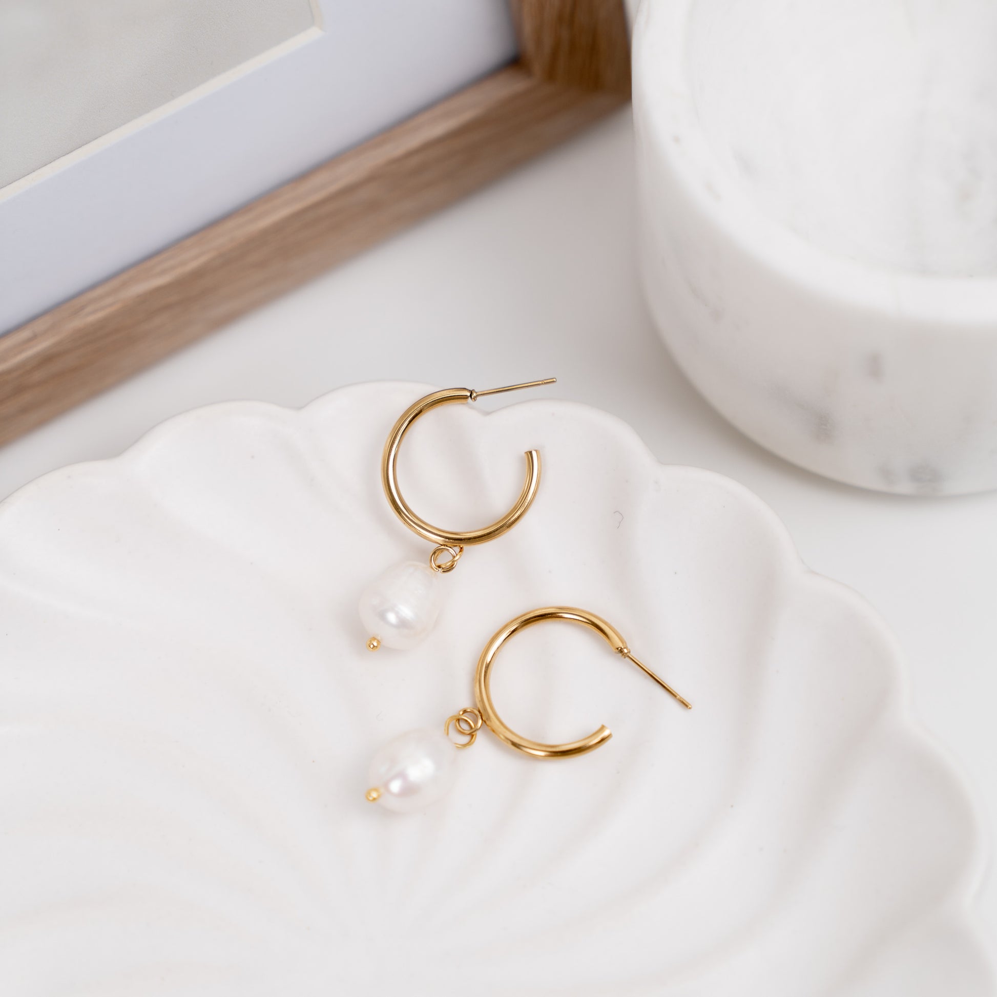 The Brighton Pearl Set - La Musa Jewellery