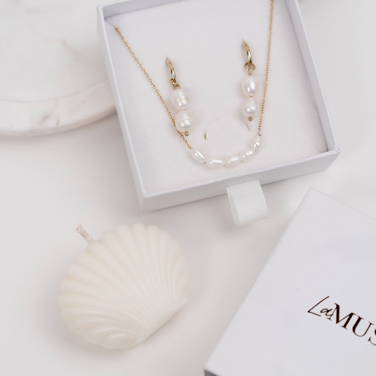 The Airlie Pearl Set - La Musa Jewellery