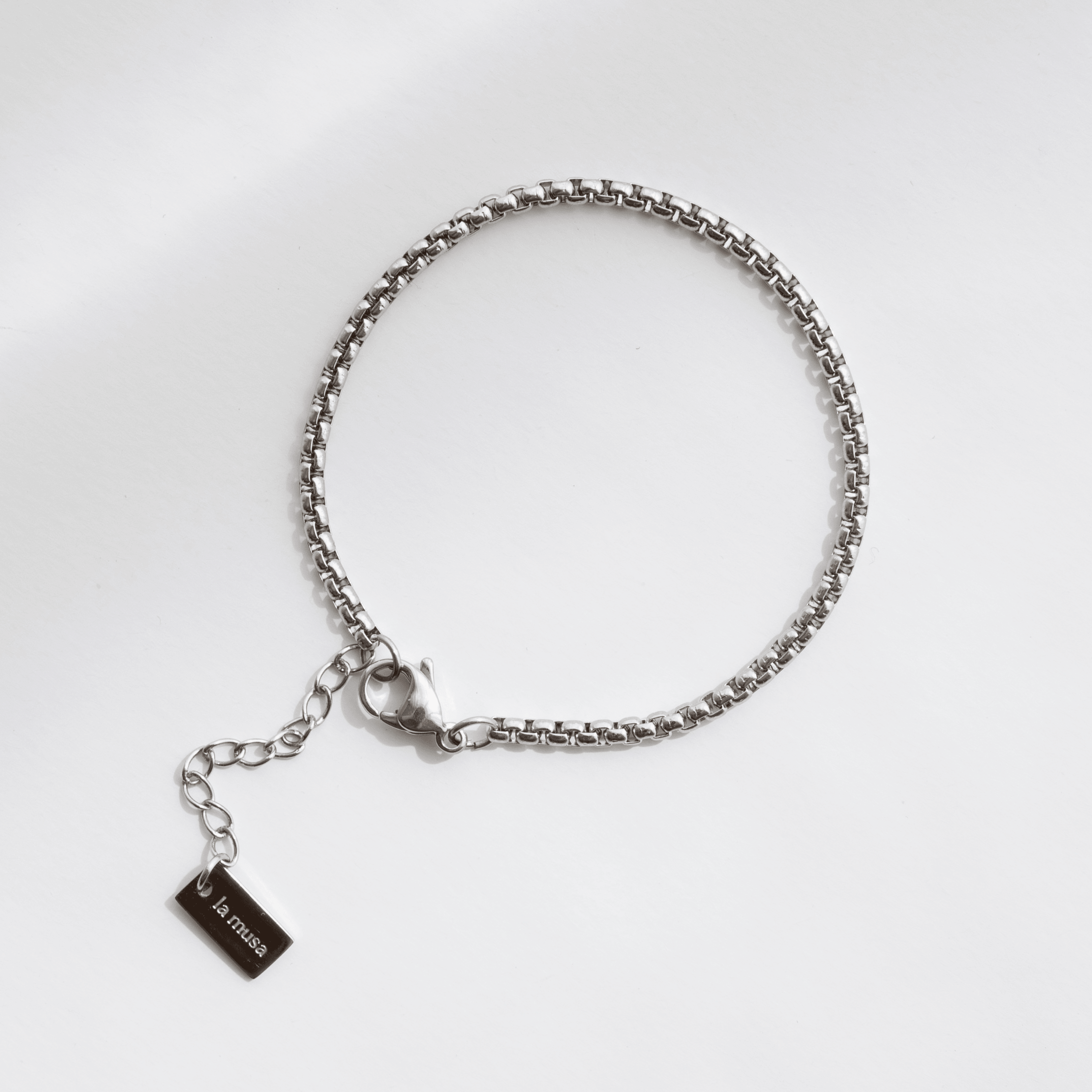 Essential Chain Bracelet Silver - waterproof jewellery - La Musa Jewellery