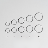 Everyday Silver Hoops - small silver hoop earrings - large hoop earrings - waterproof jewellery - La Musa Jewellery