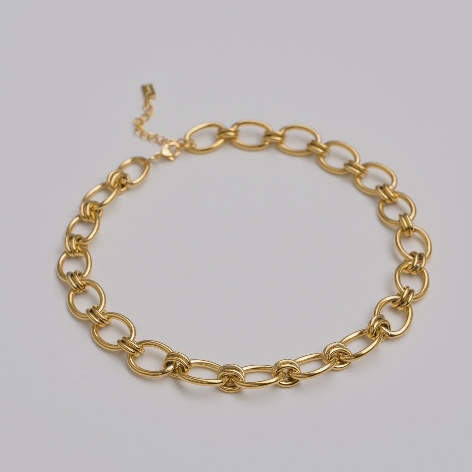 Gold chain necklace and bracelet jewellery set - The Uluwatu Set - La Musa Jewellery