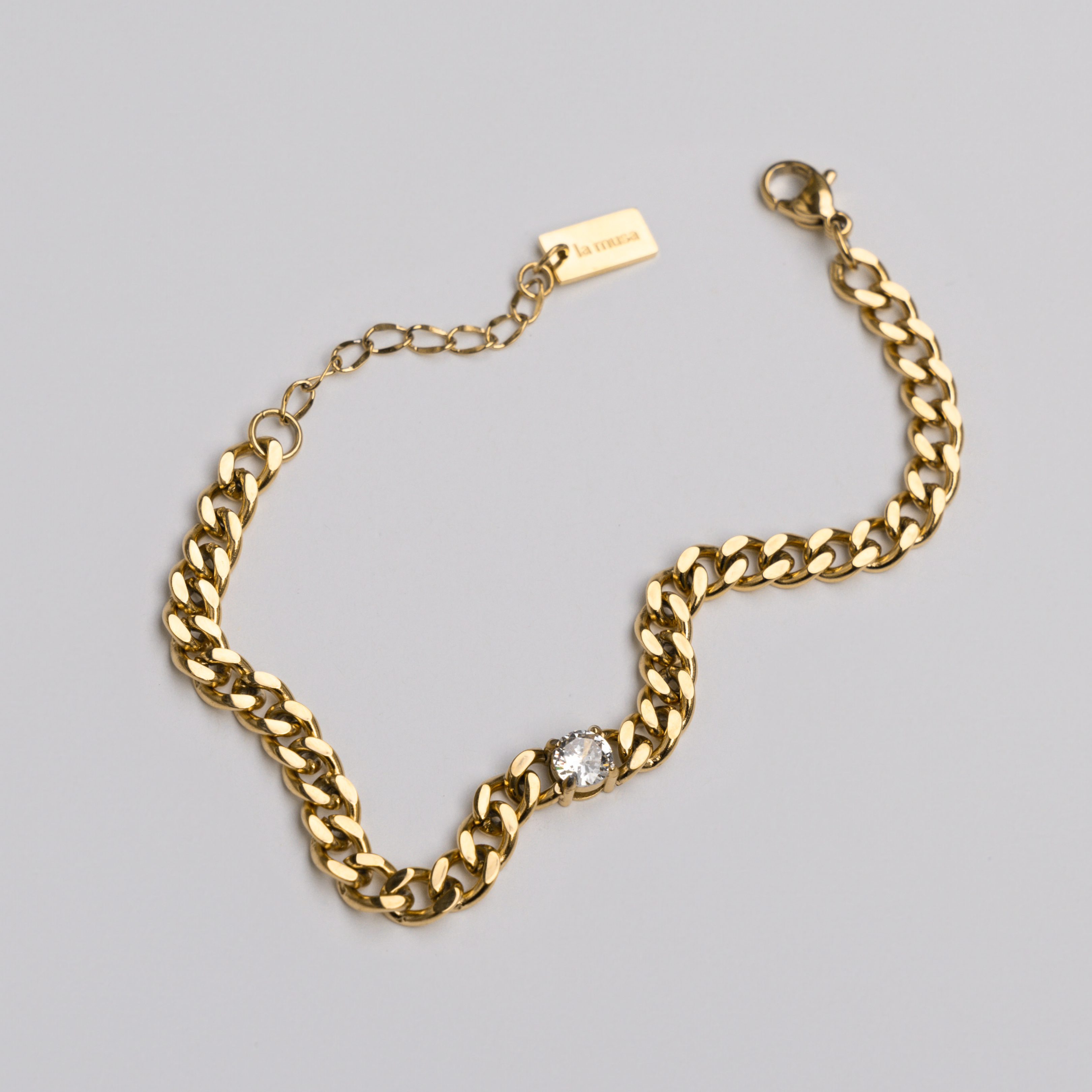 Sweet Bracelet - gold chain bracelet - waterproof jewellery - La Musa Jewellery
