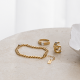 Sweet Bracelet - gold chain bracelet - waterproof jewellery - La Musa Jewellery