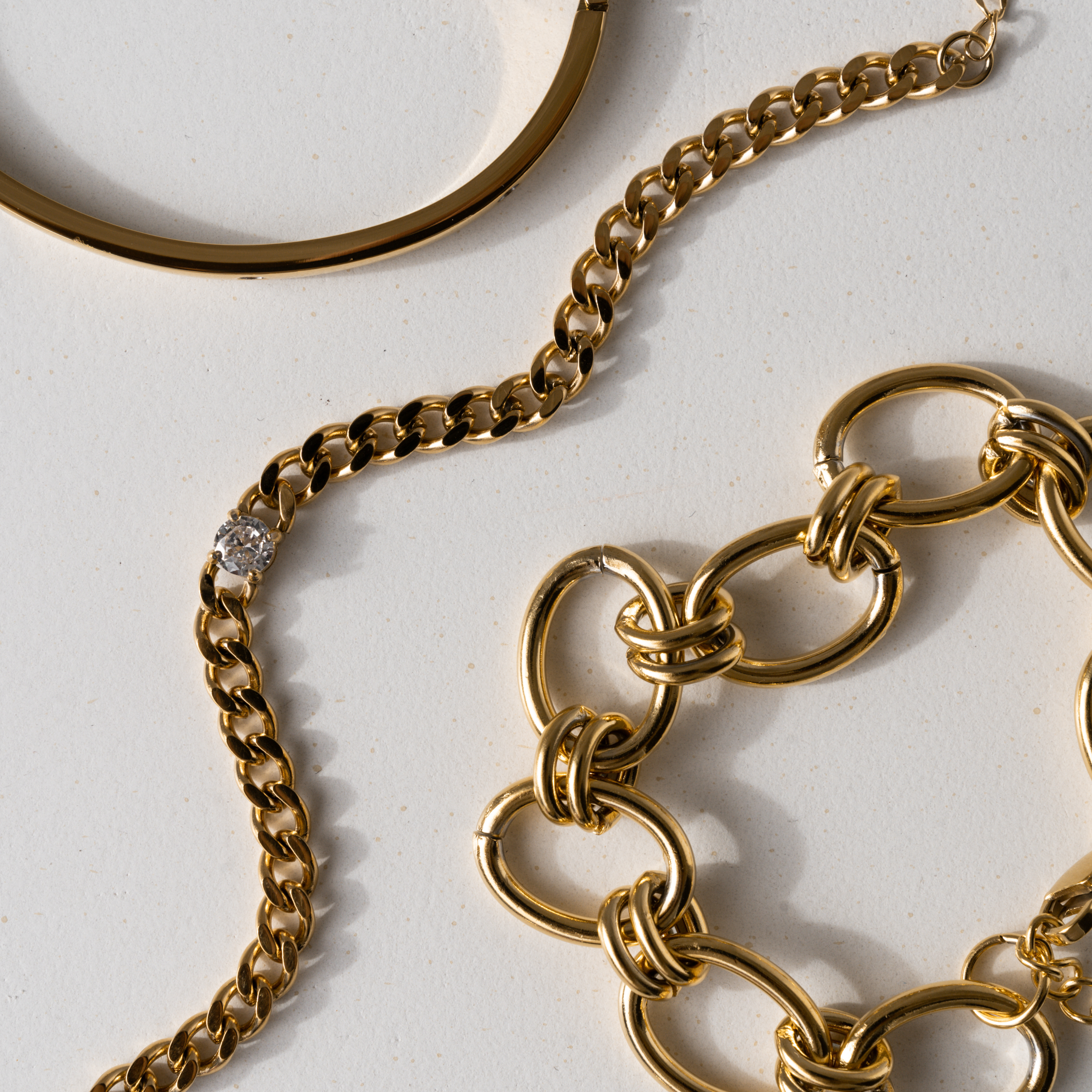 Sweet Bracelet - gold chain bracelet - waterproof jewellery - La Musa Jewellery