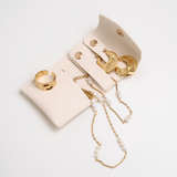 Verve Pearl Bracelet - Gold pearl chain bracelet - La Musa Jewellery