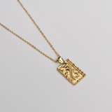 Golden Necklace - gold pendant necklaces for women - waterprrof jewellery - La Musa Jewellery