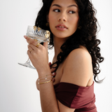 Lovely Heart & Bow Stud Earrings - gold stud earrings - gold studs - waterproof jewellery - La Musa Jewellery