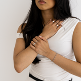 Minimalist Ring Silver - thin, thick and chunky ring bands - waterproof jewellery - La Musa Jewellery