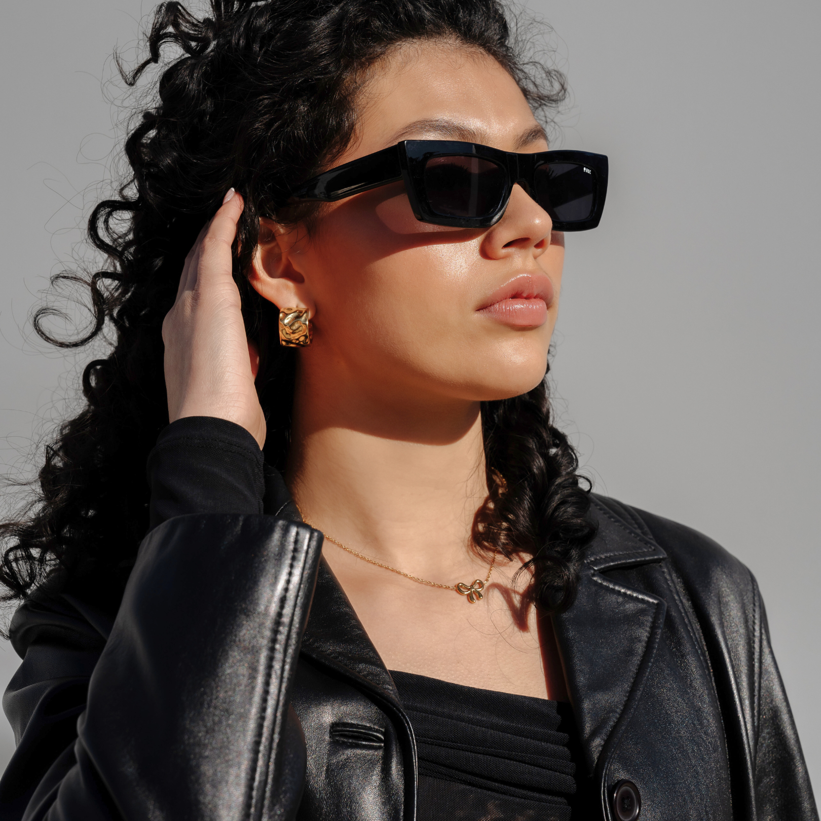 Semillon Statement Hoops - gold hoop earrings - waterproof jewellery - La Musa Jewellery