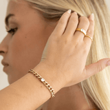 The Princess Set - gold chain bracelet - La Musa Jewellery