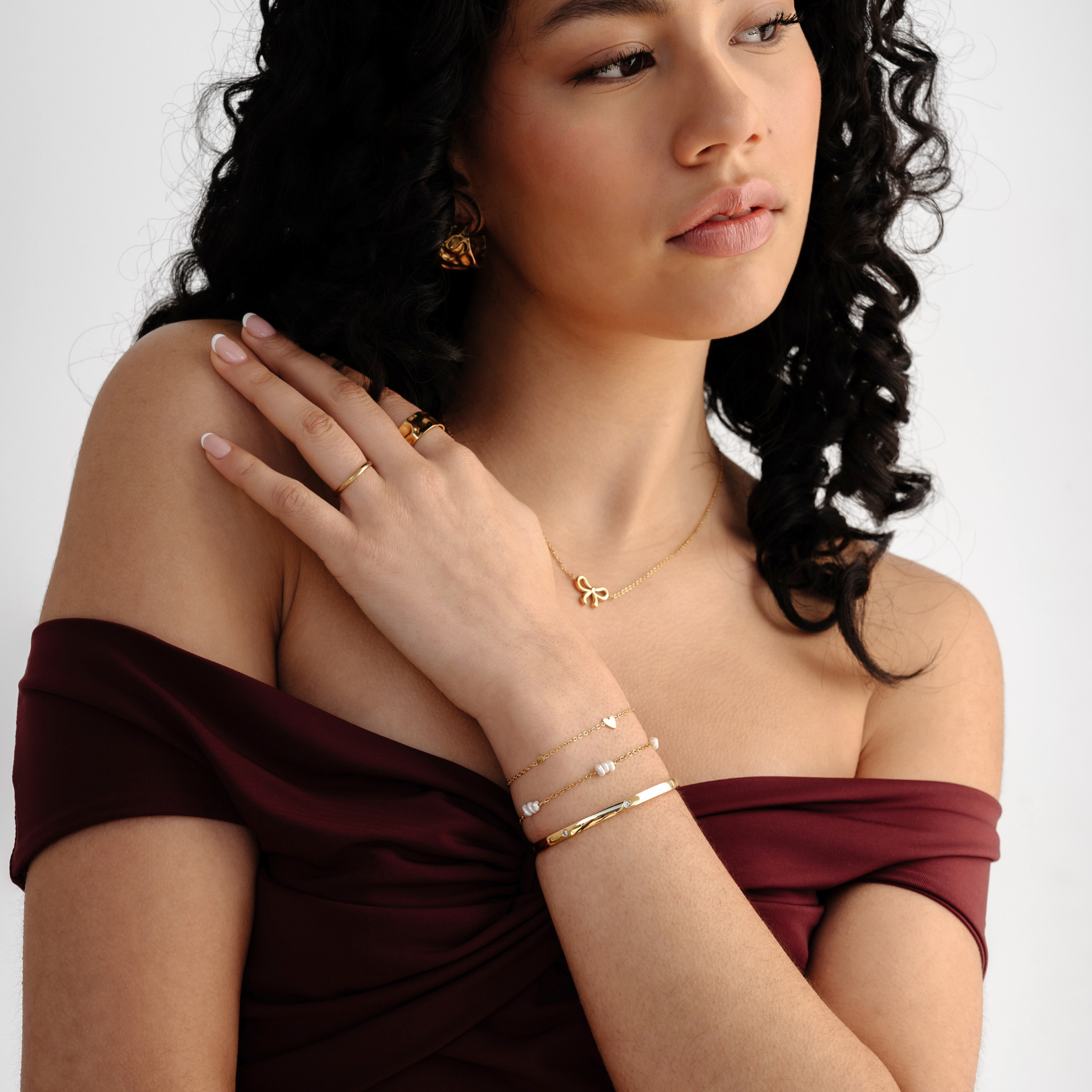 GoldAmour Heart Bracelet - La Musa Jewellery