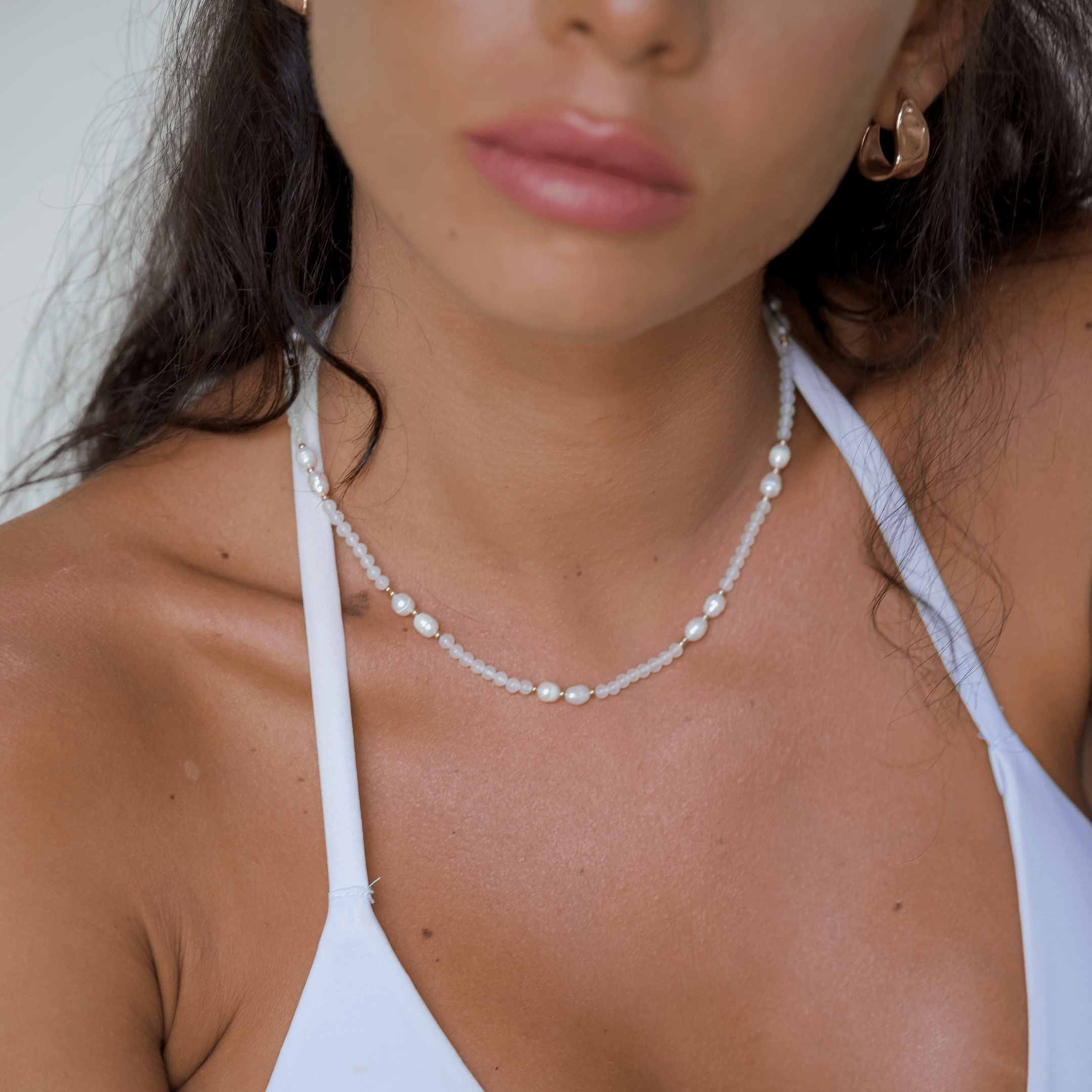 Anisa Pearl Necklace - La Musa Jewellery