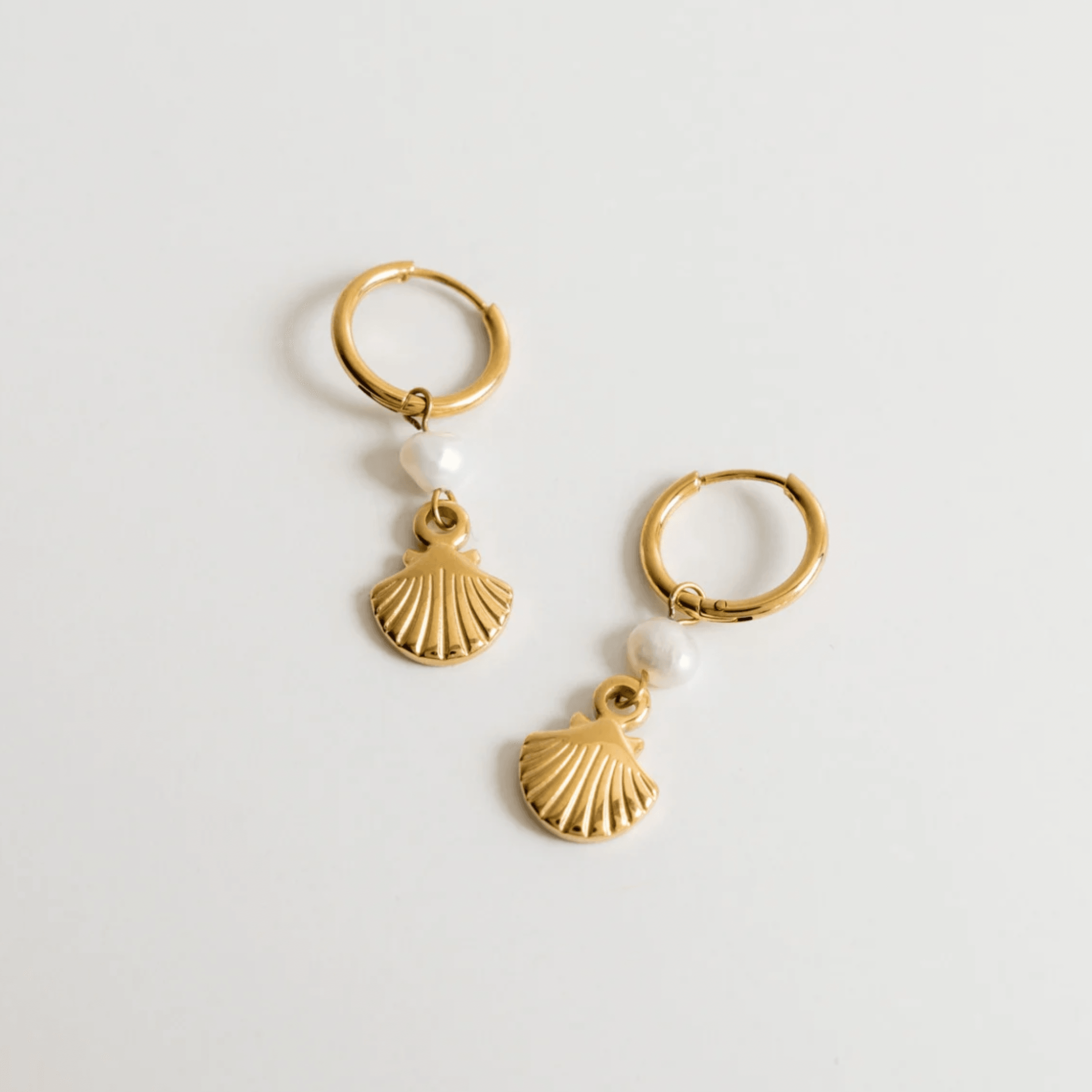 Aulia Seashell Earrings - La Musa Jewellery