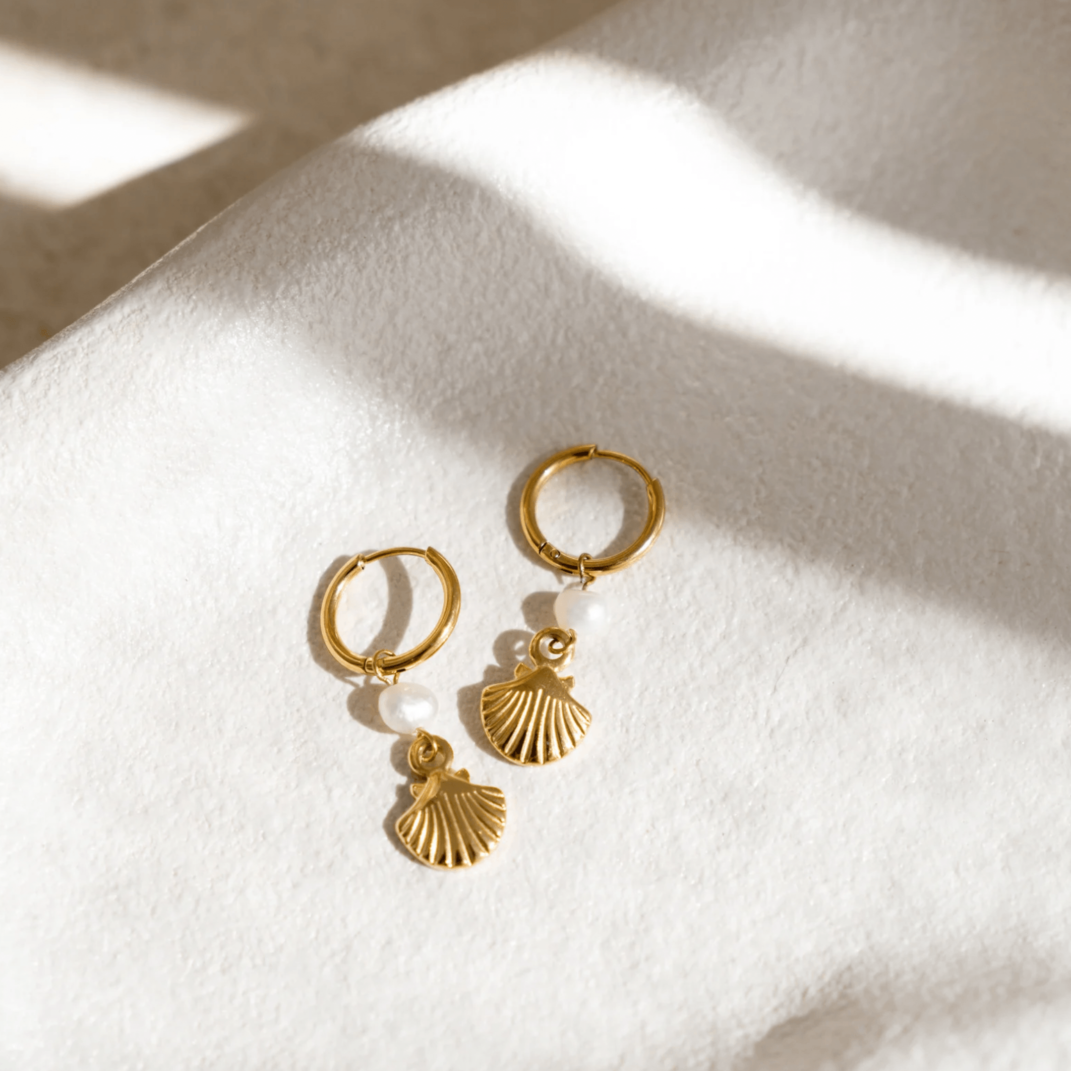 Aulia Seashell Earrings - La Musa Jewellery