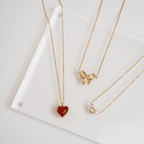 Bella Bow Necklace - Gold - La Musa Jewellery