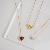 Bit of Bubbly Necklace - Gold Chain - Dainty Gemstone Necklace - La Musa Jewellery