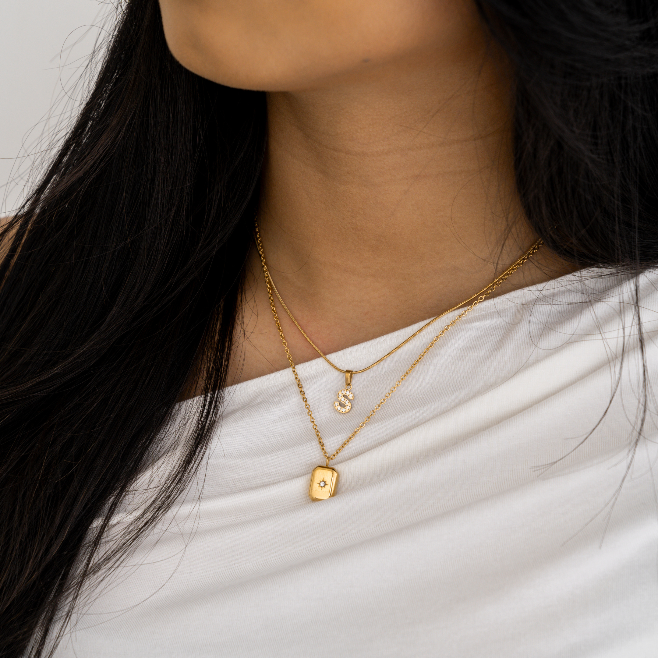 Chloe Pendant Necklace - Gold - La Musa Jewellery