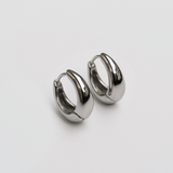 Emily Earrings - Silver hoop earrings - waterproof jewellery - La Musa Jewellery