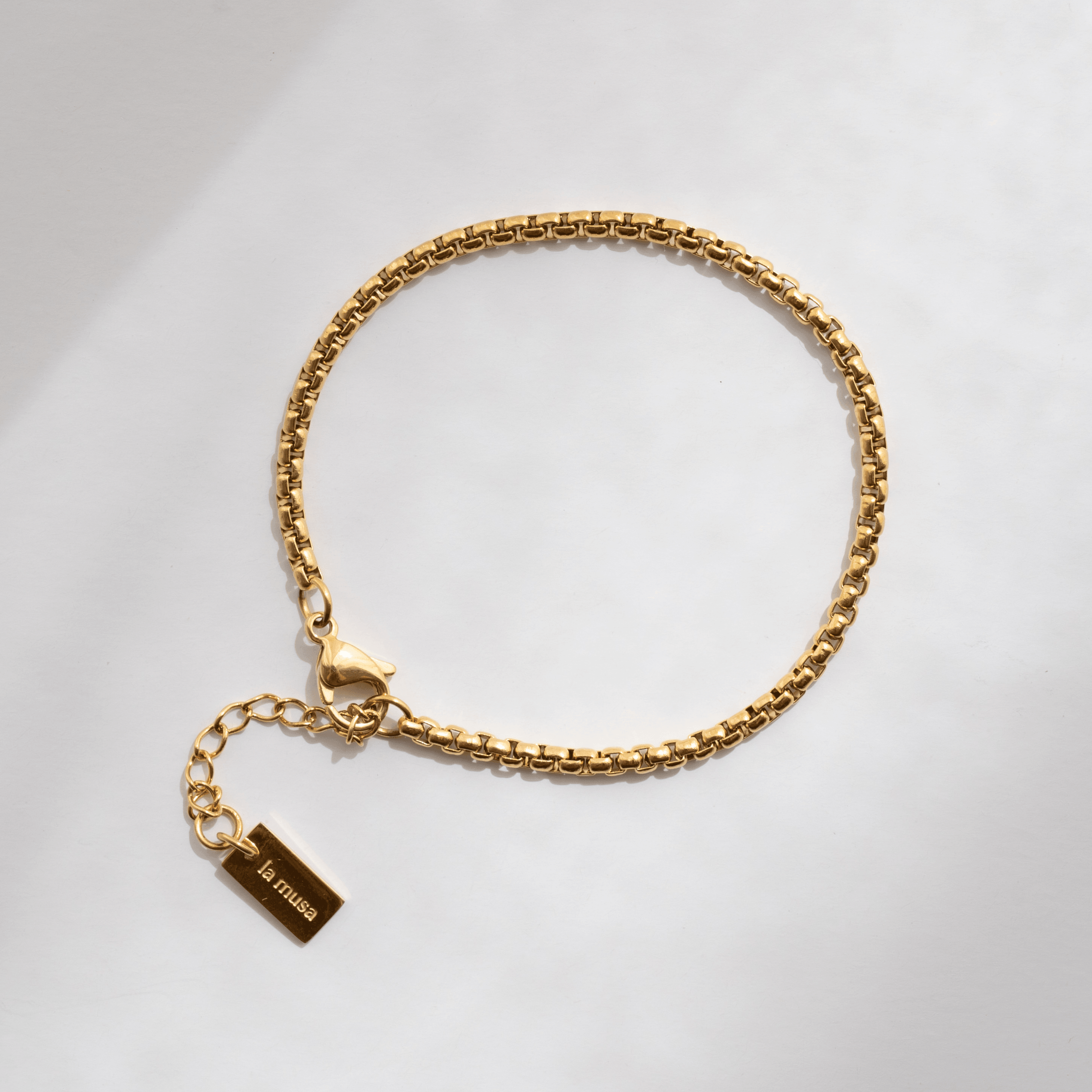 Essential Chain Bracelet - Gold - La Musa Jewellery