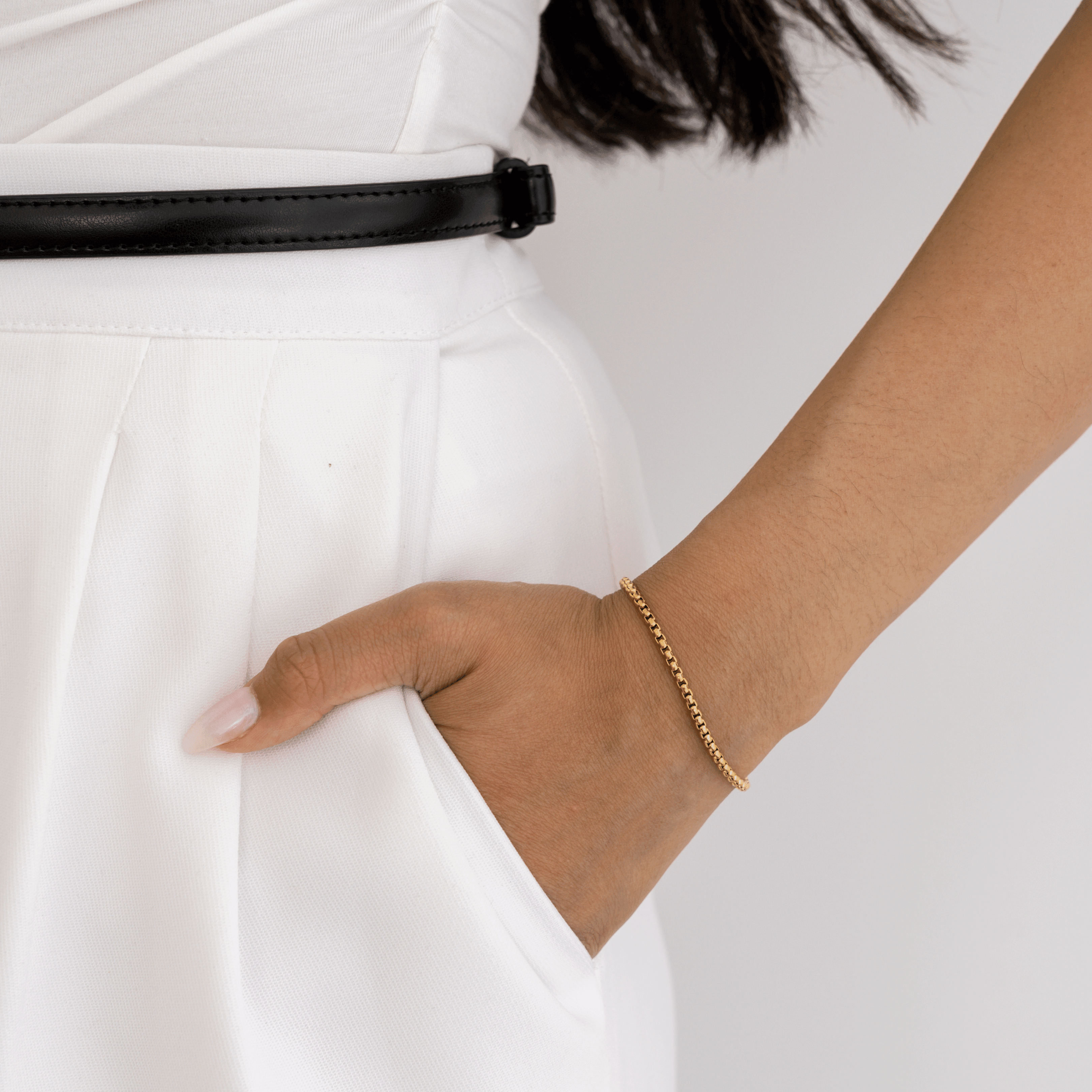 Essential Chain Bracelet - Gold - La Musa Jewellery