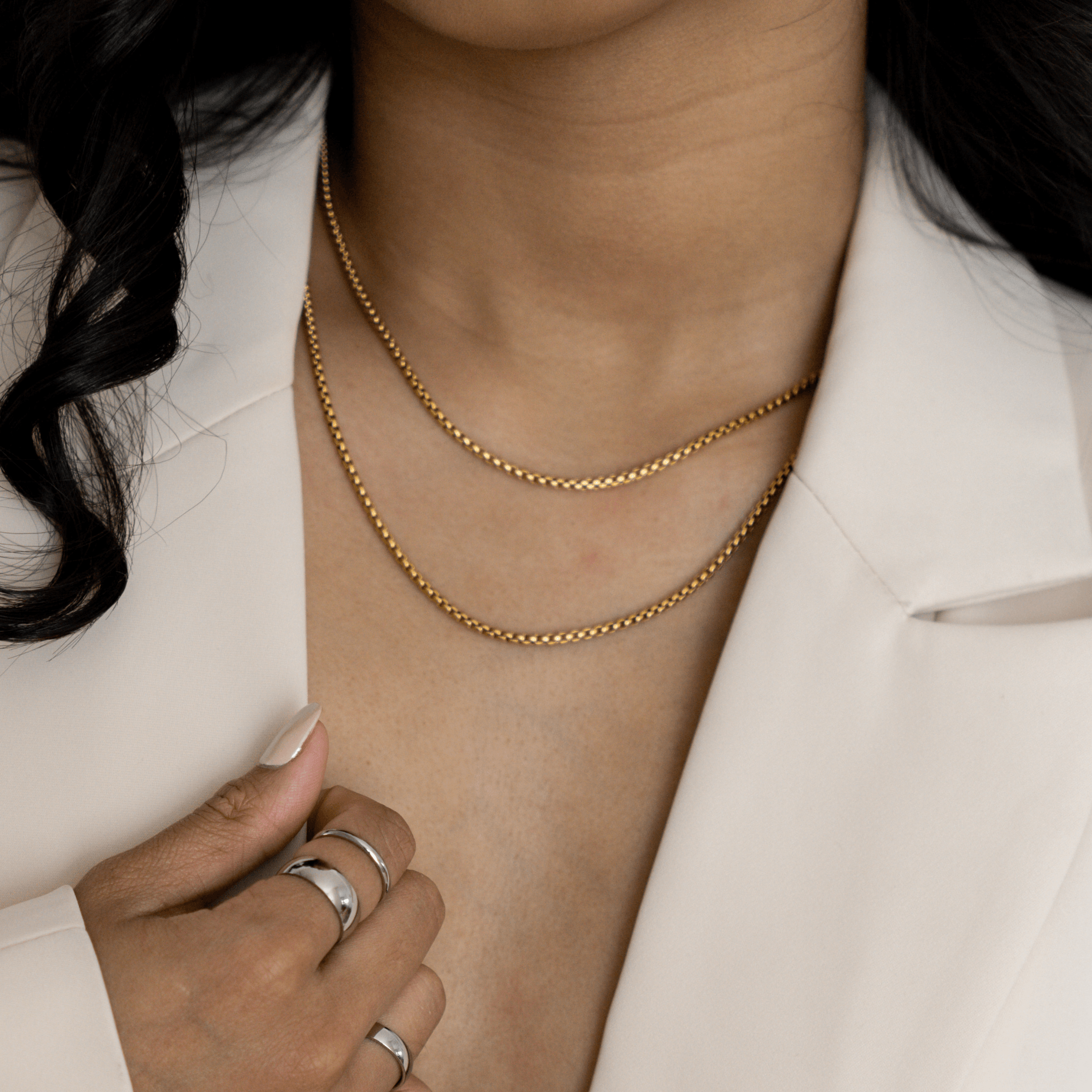 Essential Chain Necklace - Gold - La Musa Jewellery