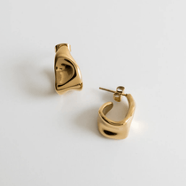 Indah Earrings - Gold - La Musa Jewellery