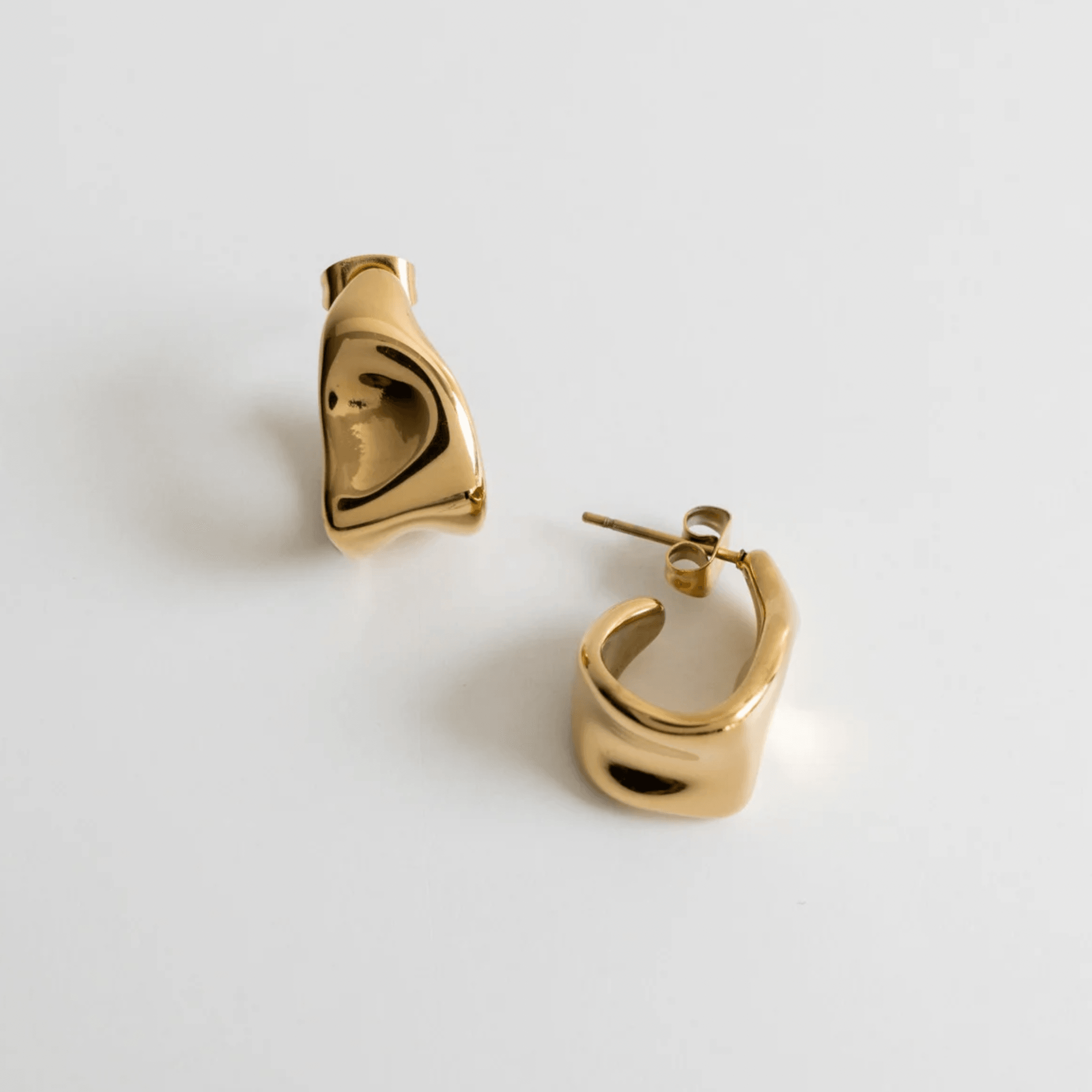 Indah Earrings - Gold - La Musa Jewellery